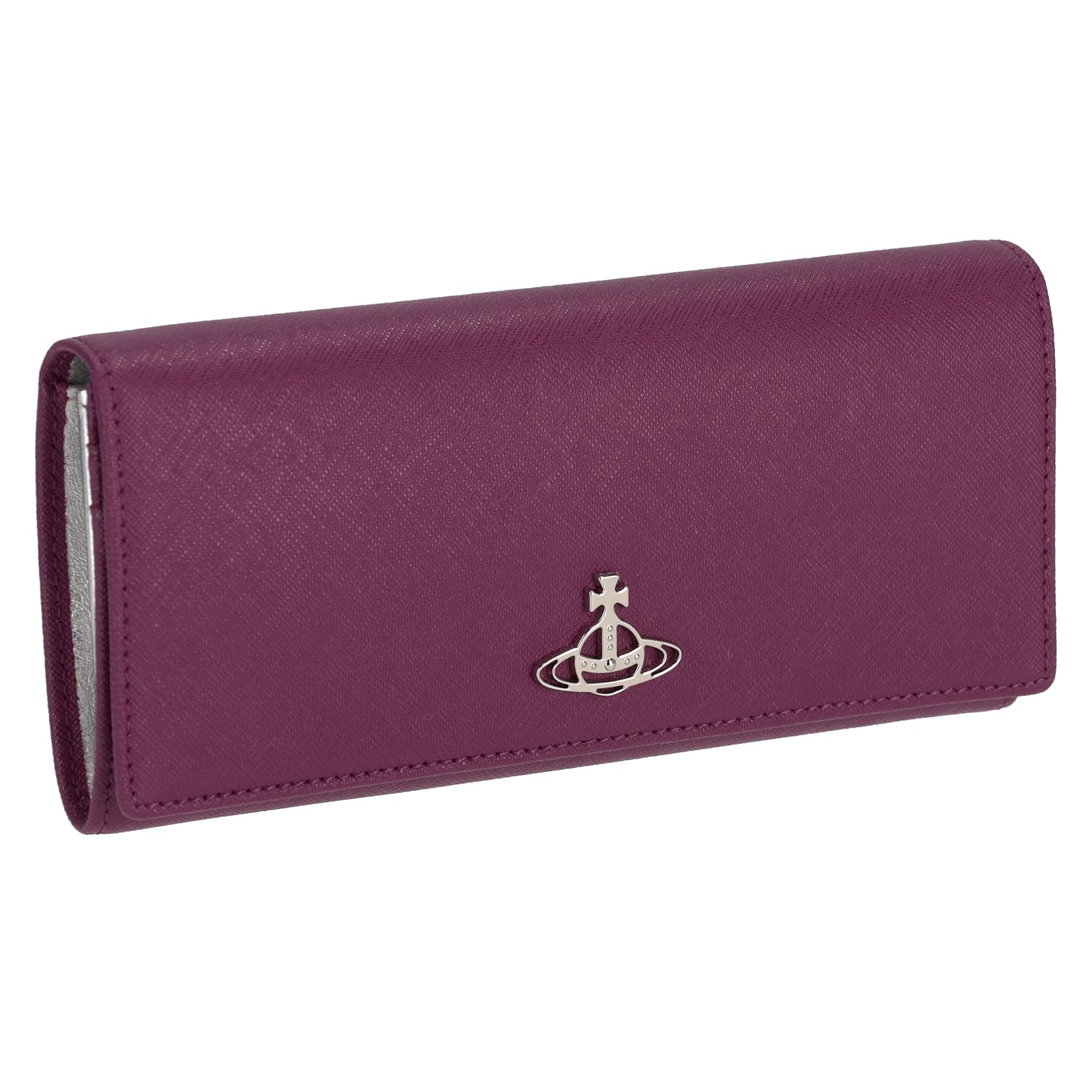 

Vivienne Westwood SAFFIANO Long Wallet in (51120005) PURPLE, Women s [Used]