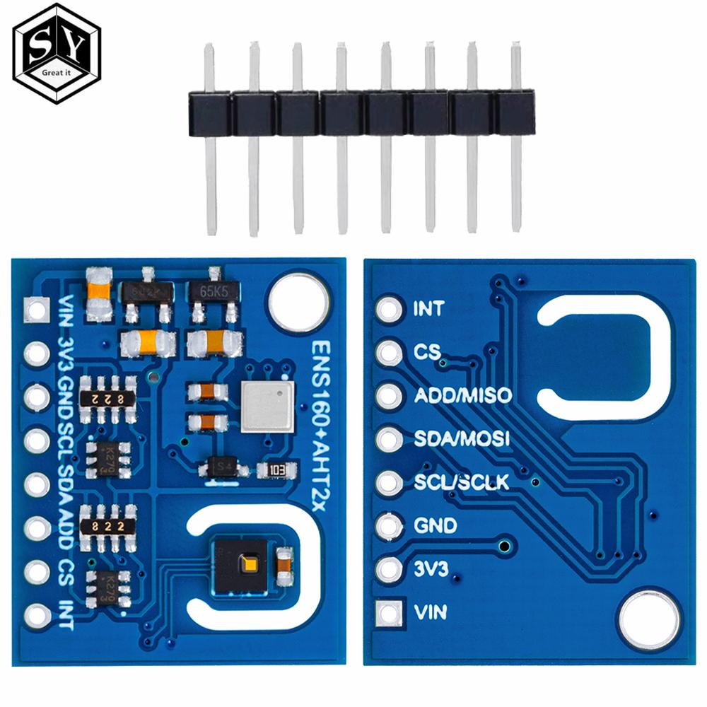 ENS160+AHT21 CARBON Dioxide CO2 eCO2 TVOC Air Quality And Temperature And Humidity Sensor Replace CCS811 For Arduino