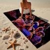 1PC Stranger Eleven Upside Down Beach Towel - Soft,  Absorbent Microfiber, Lightweight, Ideal for The Beach, Parties, Travel, Camping fan gifts