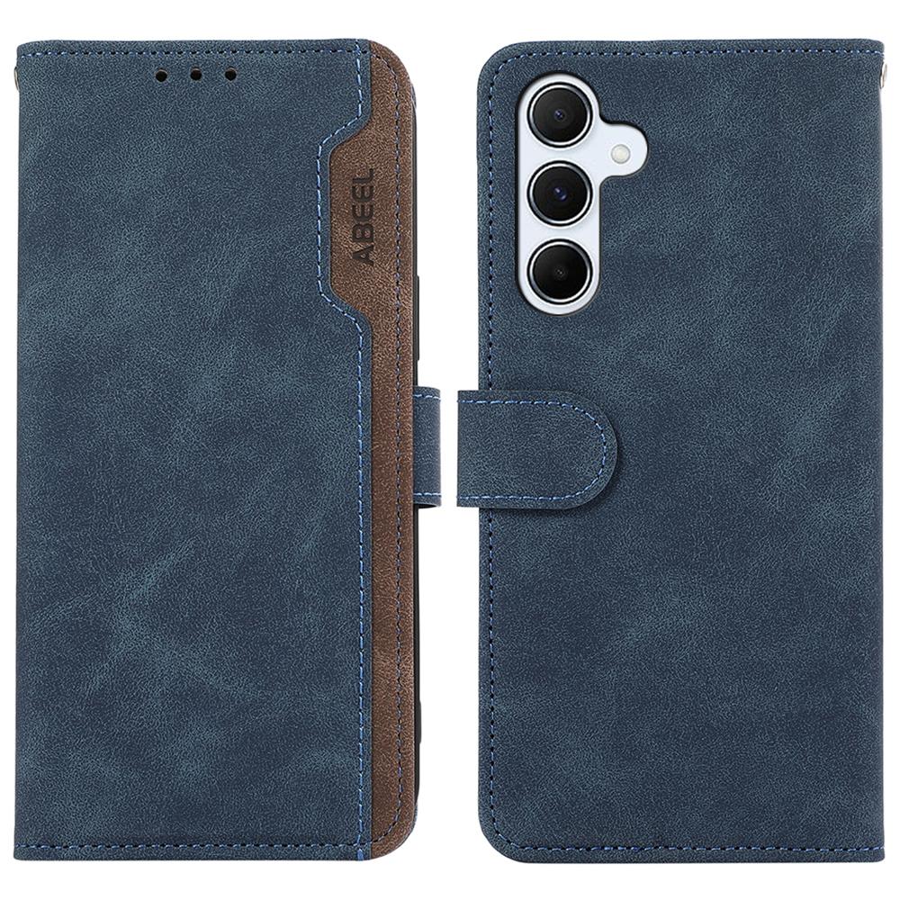 For Samsung Galaxy A36 5G Case Color Splicing Leather Flip Phone Cover RFID Blocking