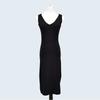 Brand Label Cutting Fall and Winter New V-neck Long Vest Slimming Female Slim Fit Inner Wear Base Knitting Sling Dress