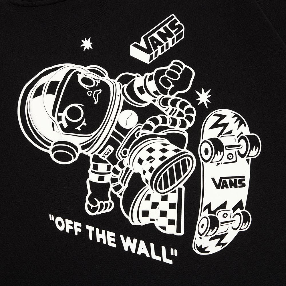 Vans X Space Molly Comfortable Versatile Fashion Printed Short Sleeve T-Shirt Unisex Tops VN000RA7BLK1