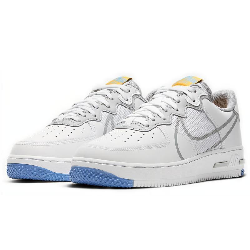 Nike Air Force 1 React 'Smoke Grey Gold' Sneakers CT1020-100