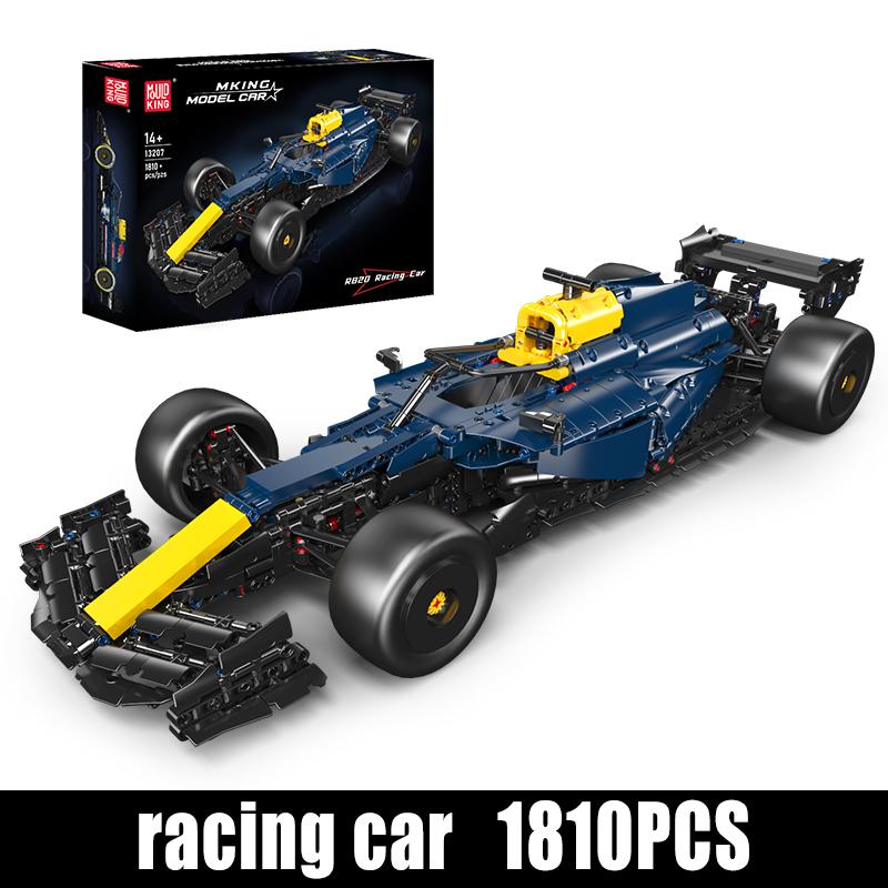 Mould King 13207 Technical Car Toys The RB20 Racing Car Building Block Set Assembly Fomular Car Model Brick Kids Christmas Gift