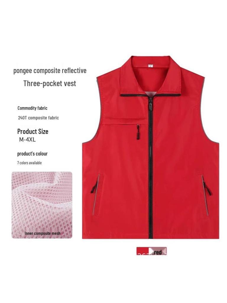 Outdoor Volunteer Vest for Activities and Promotions