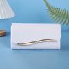 Fashiable Japanese and Korean Style Ladies' Metal-edged Elegant Evening Bag with Glitter Material High-end Single-shoulder Cr