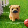 1/4pcs/Micro Landscape Resin Cute Simulation Color Puppy Gardening Ornaments Dog Home Decoration Crafts Samoyed Bichon