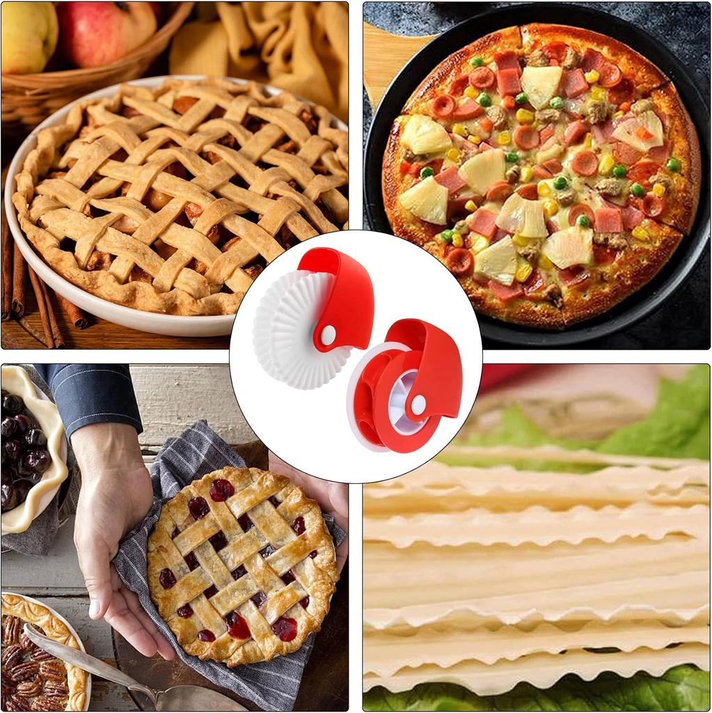 Pastry Rolling Wheel Decorator Pie Biscuit Dough Cutting Machine for Rolling Dough Kitchen Baking Tool Accessories Pizza Tools