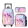 Kpop Witch Hunters Casual Backpack Digital Printing Men'S And Women'S Commuter Backpack Rod Backpack Student Bag