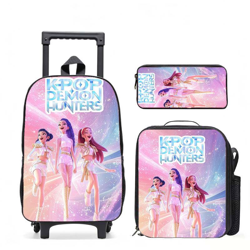 Kpop Witch Hunters Casual Backpack Digital Printing Men'S And Women'S Commuter Backpack Rod Backpack Student Bag