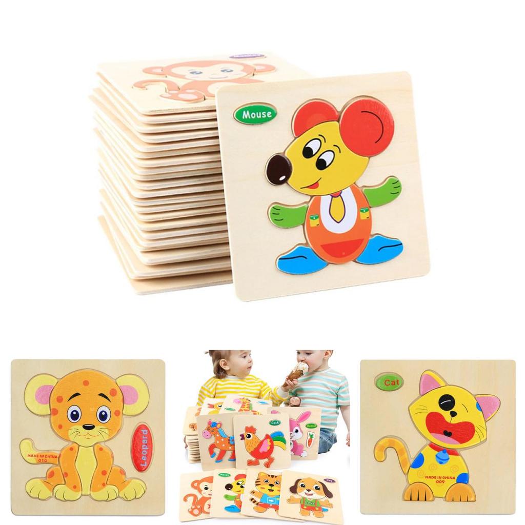 Premium Quality Wooden Puzzle Educational Developmental Baby Kids Training Toy With Fashion Style