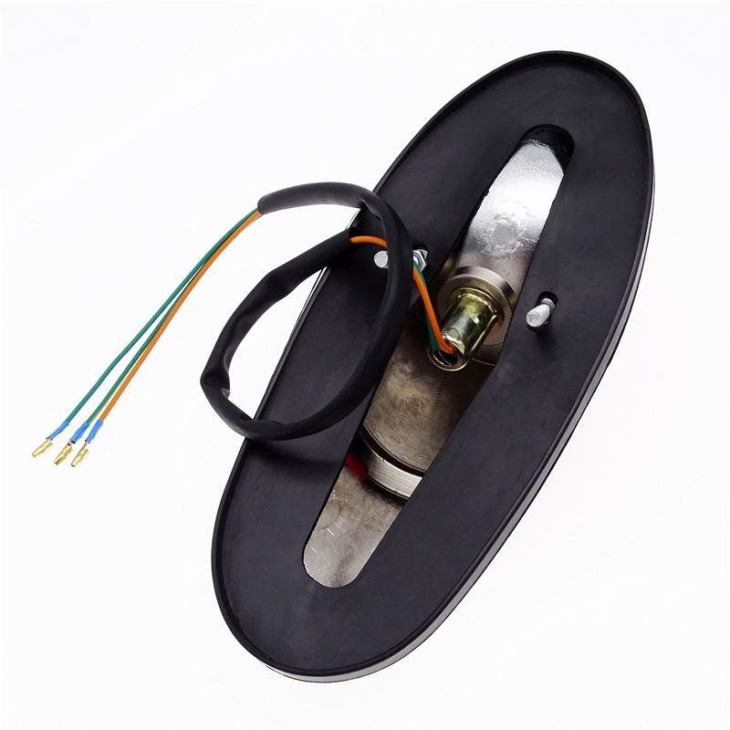 1 st Universal Motorcykel Baklykta Körljus Röd LED Bromsindikatorlampa Passar till Suzuki Kawasaki Honda Yamaha