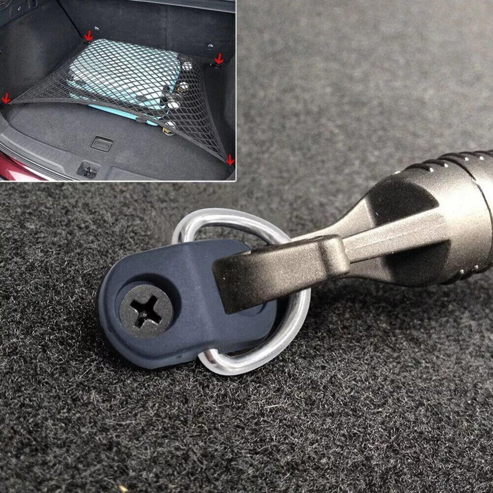 Fixing Kit Ring Loop Car Cargo Net Hook Flat Screen Net High Quality Floor Hook Accessories D-type Pull Ring Rear Trunk