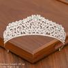 Bridal Tiara Hair Crown Wedding Hair Accessories for Women Silver Color Crown for Bridal Crowns and Tiara Women Accessories Gift