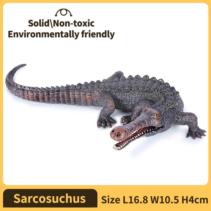 Alligator Crocodile Figurine Plastic Model Figure - Enjoyable Instructive Enjoy Toy Designed for Boys Girls and Children Ages 18M