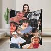 Benson Boone American Singer Blankets Warm Soft Plush Bedding Throws For Couch Bed Airplane Travel Flannel Bedspread Bed Cover