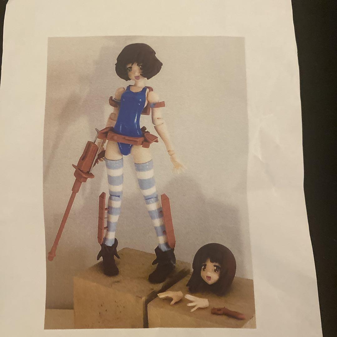 

[USED] Girls & Panzer 4th Tank Costume Miho, Yukari Compatible 1/7 Series Kit