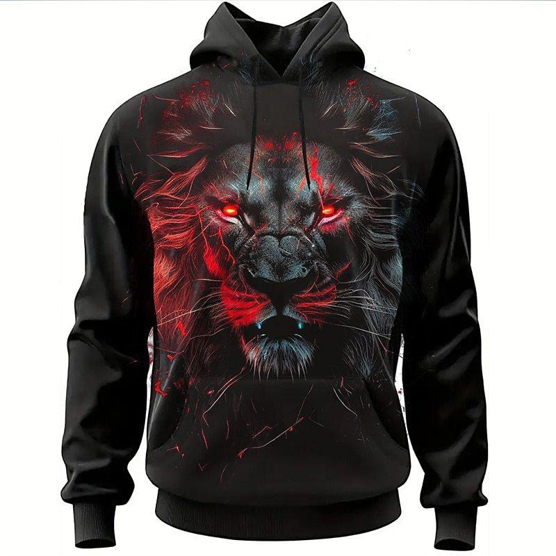 

Casual Loose Top Fashion Printed Sweatshirt Simple Hoodies Sweatshirts Men’s 6XL