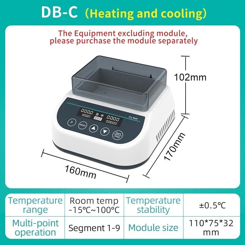 Intelligent Mini Dry Bath Incubator Laboratory Constant Temperature Heater Incubation Shaker With Heating Block