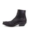 Bottes de cowboy décontractées à bout pointu pour hommes, antidérapantes, brodées, à talons bas épais, bottines western formelles rétro pour hommes
