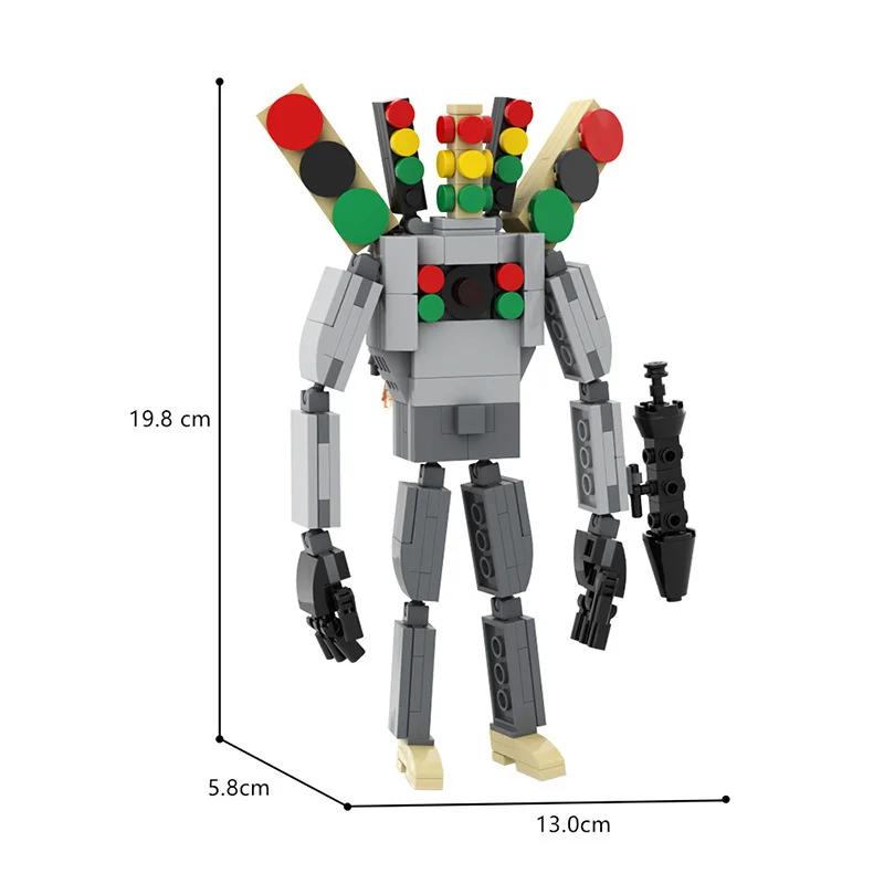 2023 Skibidi Toilet Man VS Monitor Blocchi da Costruzione Camerman Titan Speakerman Giocattolo Fai da Te Set di Figure Speakerman per Bambini Regalo