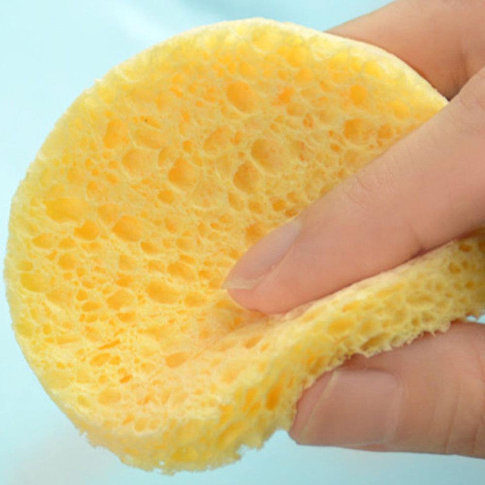 Soft Exfoliator Cleanup Cleansing Sponge Face Wash Pad Body Facial Cleaner Compress Puff