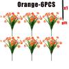 30cm Artificial Flower Daisy Anti-UV Non-fading Plastic Plant Home Decoration Window Outdoor Plastic Flower Wedding Decorations