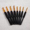 8PCS Handmade Crochet Hook Set Soft Handle Stitches Sewing Tool Home Knitting Needles Aluminum Alloy Grip DIY Ergonomic Portable
