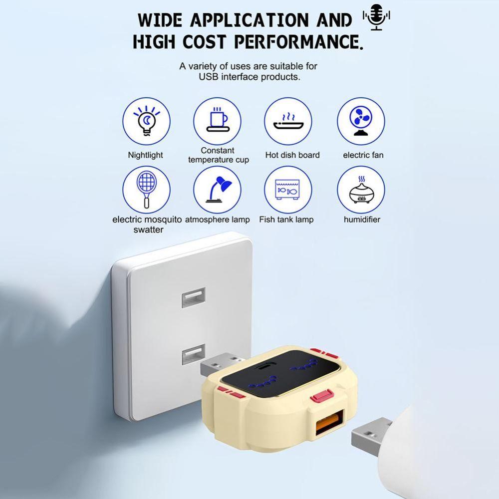 USB Interface Voice Control Socket English Voice Activation Voice Control Switch Home Use