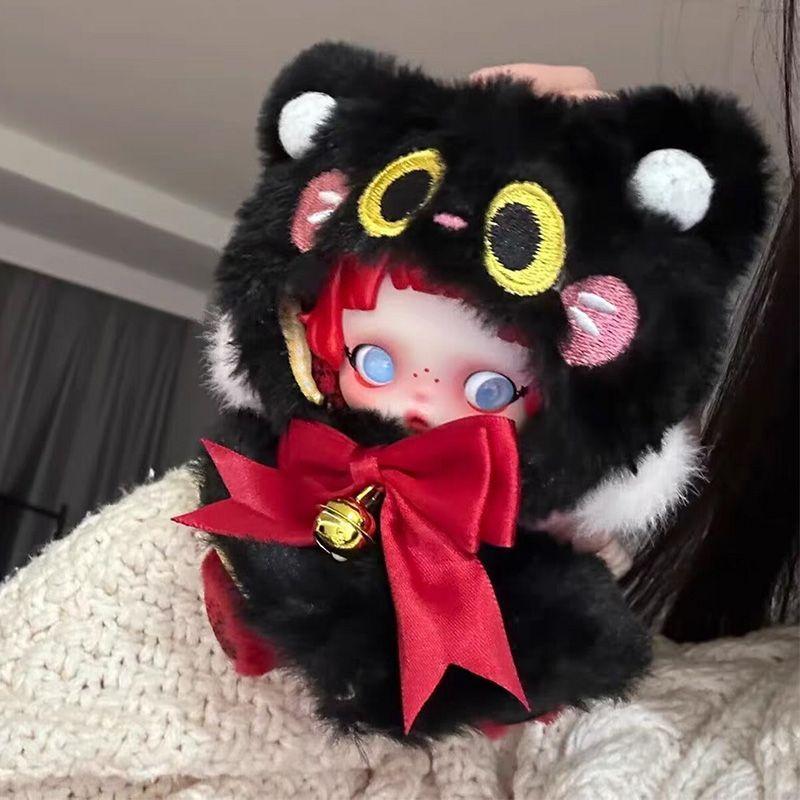 High Quality For Skullpanda Winter Symphony Series 10Cm Doll Clothes Accessories Sp Plush Doll Clothes Cat Cloak Set No Doll