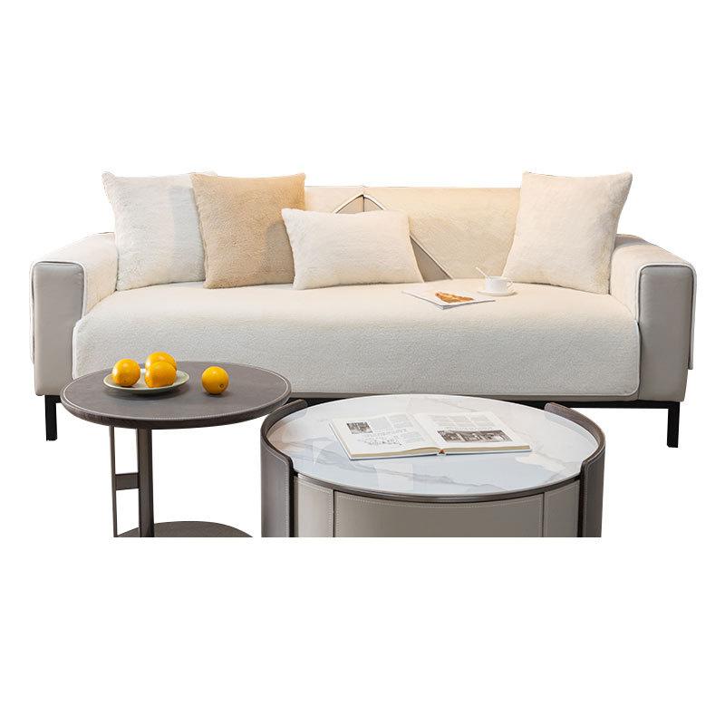 Pernă de pluș de iarnă cu blană, husă de canapea din material textil acoperită complet, pernă de înaltă calitate