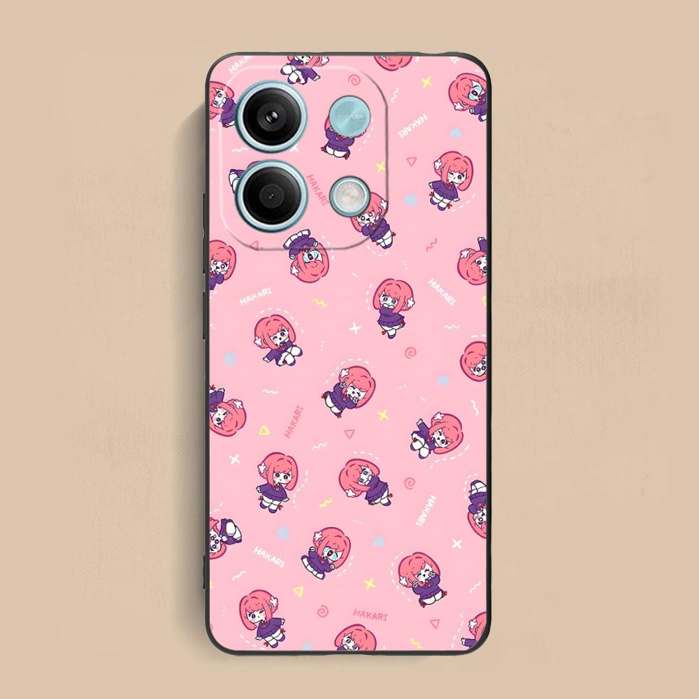 Anime Hakari Hanazono Matte TPU Mobile Phone Case for Xiaomi Redmi Note 14 13 12 11 S Pro Plus 4G 5G Colorful Printing Cover