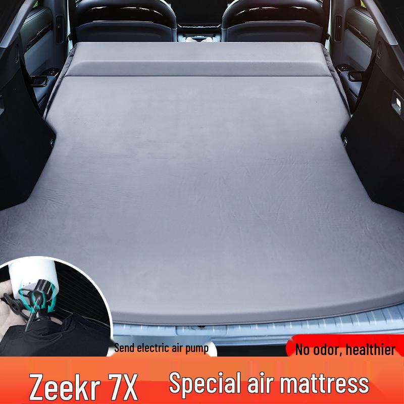 Jike 7x Compatible Car Sleeping Mat: Mattress for Rear Seat & Trunk