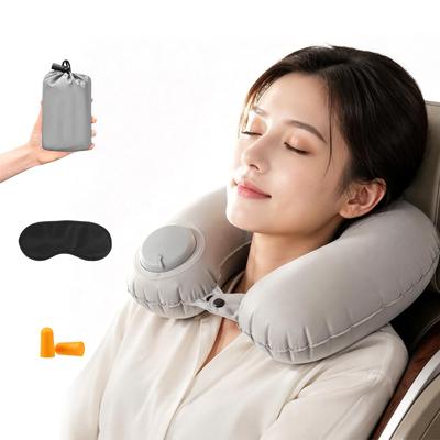 Airplane Inflatable Neck Travel Car Suitable for and Ultra-lightweightCompact Pillow, U-shaped, Pillow, Pillow, Shinkansen, Airplanes, Buses, Cars.