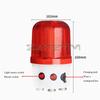 220V LED Alarm Light Road Safety Traffic Warning Light Highway Barricade Flashing  Rotating Explosion Lights With Sound