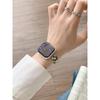Leather Slim Band For iWatch SE 10 9 8 7 6 5 4 3 2 1 Woman Bracelet Strap For Apple Watch 38mm 40mm 41mm 42mm