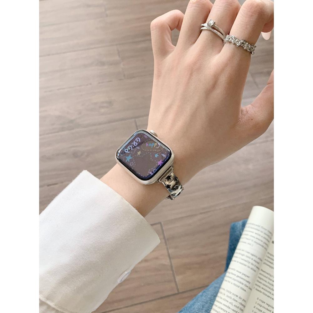Leather Slim Band For iWatch SE 10 9 8 7 6 5 4 3 2 1 Woman Bracelet Strap For Apple Watch 38mm 40mm 41mm 42mm