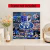 Chelsea Fc Customize Your Name Diamond Painting Round Diamond Rhinestones Mosaic Diamond Embroidery Wall Paintings Rhinestones Gift Frameless