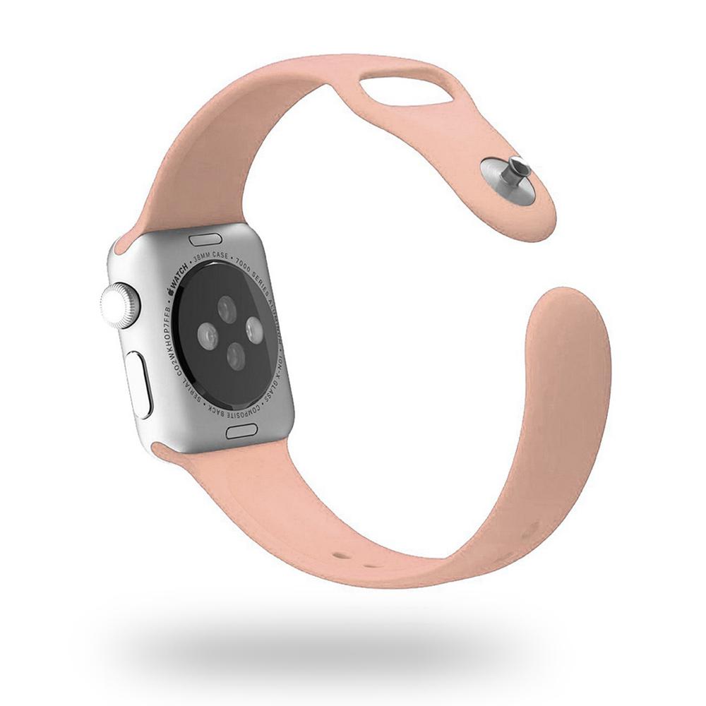 Buy Silicone Watch Band For Apple Watch 5 4 44mm 40mm Strap For iwatch  Apple Watch Series 3 2 1 38mm 42mm bands at affordable prices — free  shipping, real reviews with photos — Joom