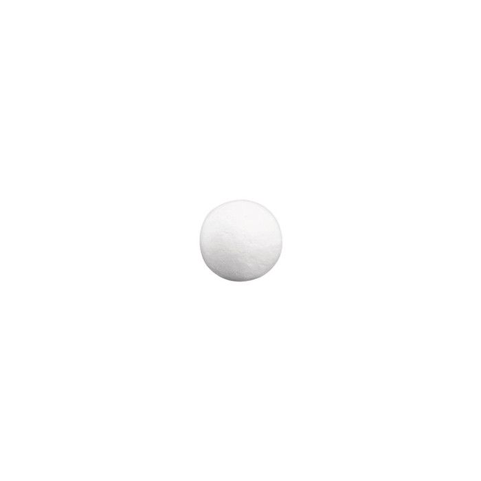 Perle en ouate Boule blanche Ø 25 mm 25 pièces