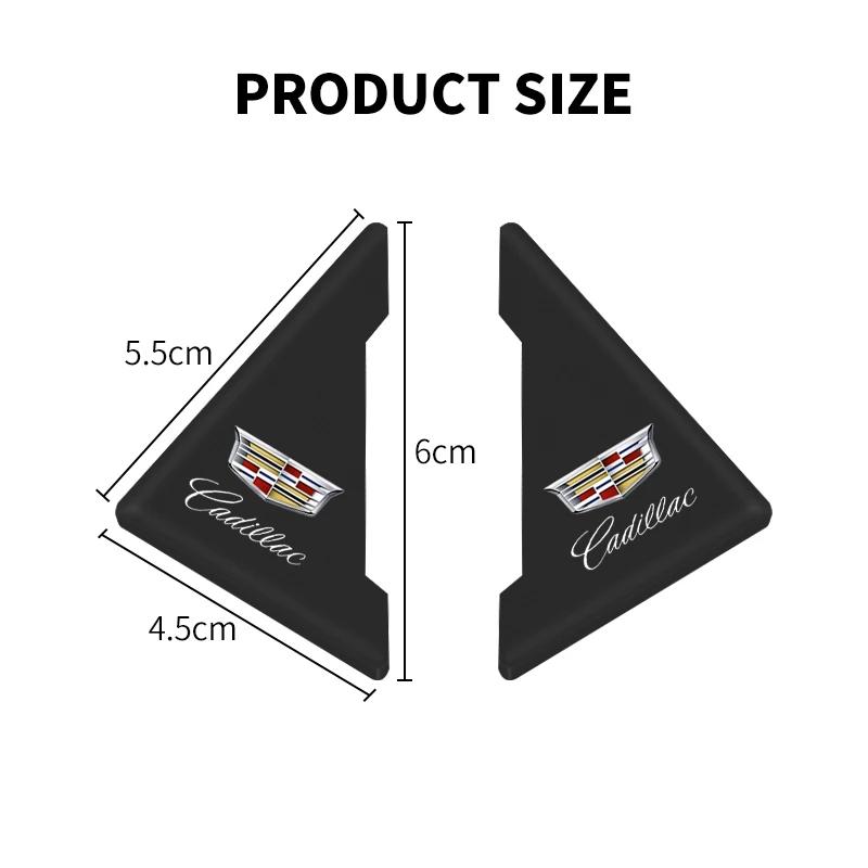 2 stuks Auto Logo Deurrand Beschermer Hoekbeschermer Voor Cadillac Embleem ESCALADE ATS BLS CT4 CT6 SRX STS XT4 XT5 SLR XT6 XTS