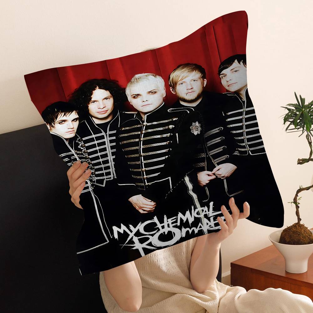 Popular Rock Band My C-Chemical Romance Pillow Gift Home Office Decoration Pillow Bedroom Sofa Car Cushion Coverpillow Case