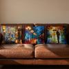Leonid Afremov Oil Art Cushion Cover Soft Reversible Durable Pillow Cover MultiScene Use for Home Car Daily Comfort