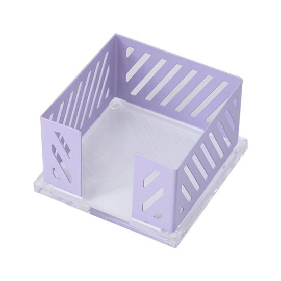 Держатель для файлов Диспенсер для заметок Акрил Железо Легкий доступ Настольный органайзер Офис Дом Классная комната A фиолетовый 890₽