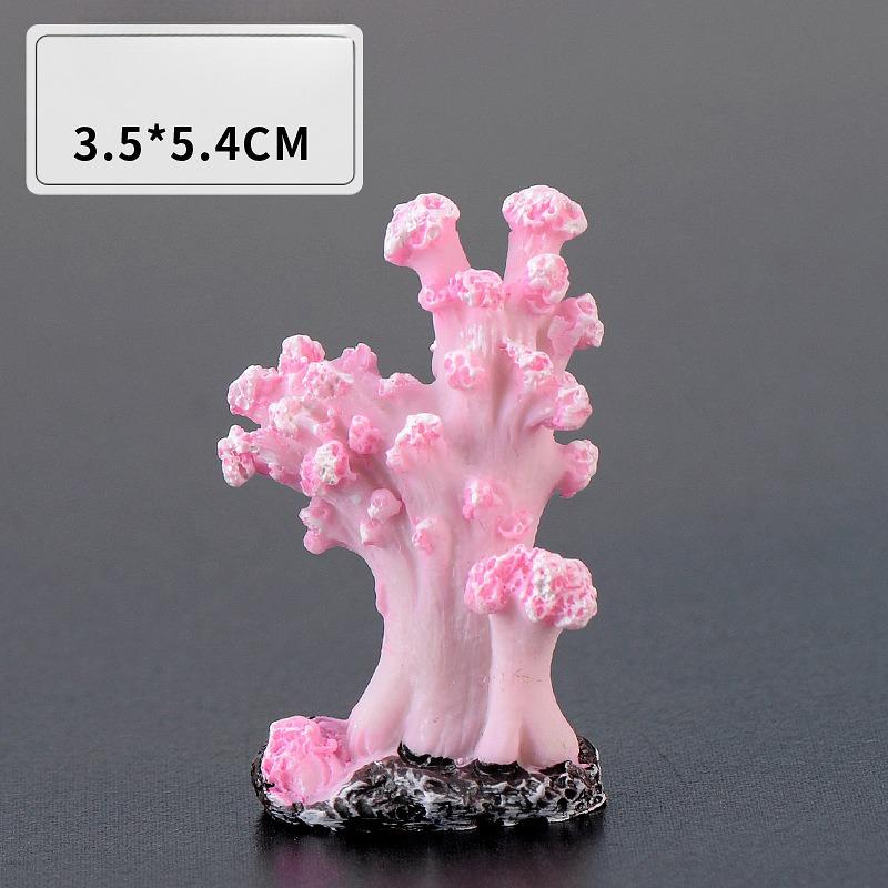 Simulated Resin Coral Aquarium Fish Tank Small Ornaments Mini Gift Decorations Starfish Ornaments