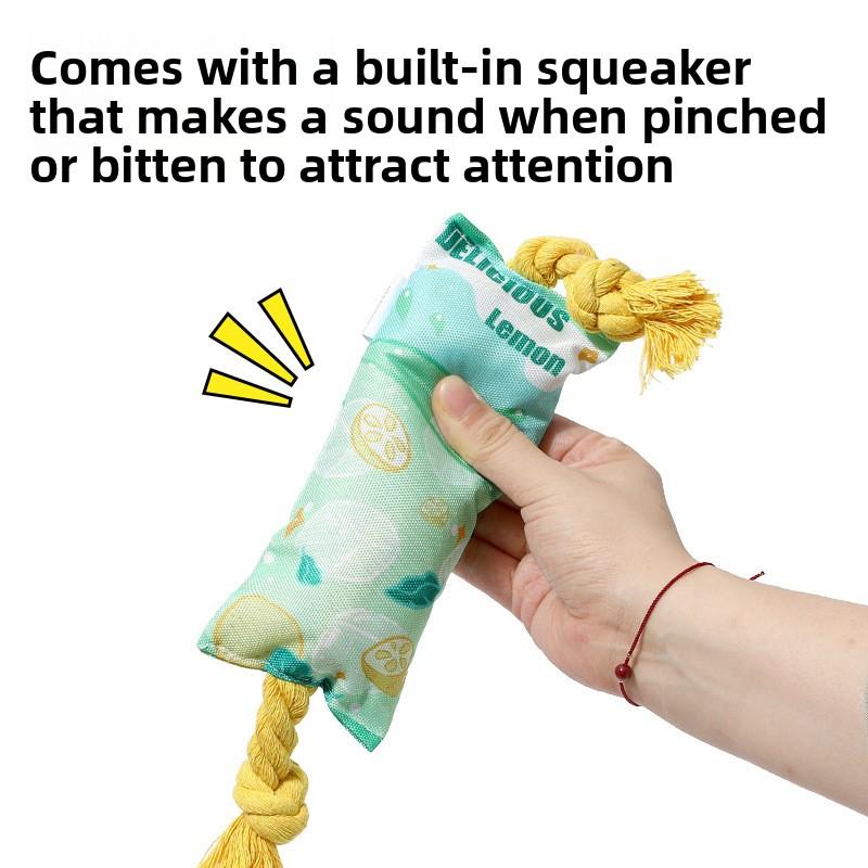 Pet Tooth-cleaning, Tooth-cleaning, Boring Rope Knot Ball, Cat and Dog Biting Rope, Teddy Small and Medium-sized Dog Training Toys