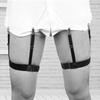 1 Pair Elastic Mens Shirt Stays Striped Suspenders Straps Anti-skid Belt Garters Nylon Adjustable Shirt Holders For Male