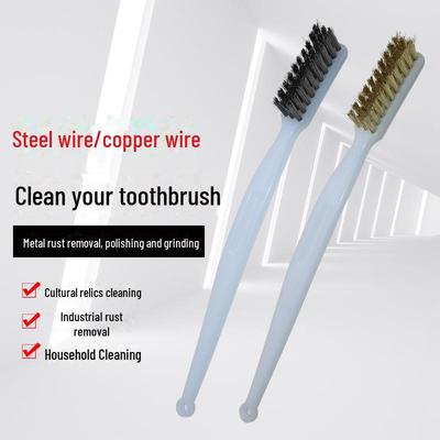 Industrial Stainless Steel Wire Brush - Rust Remover Toothbrush Design