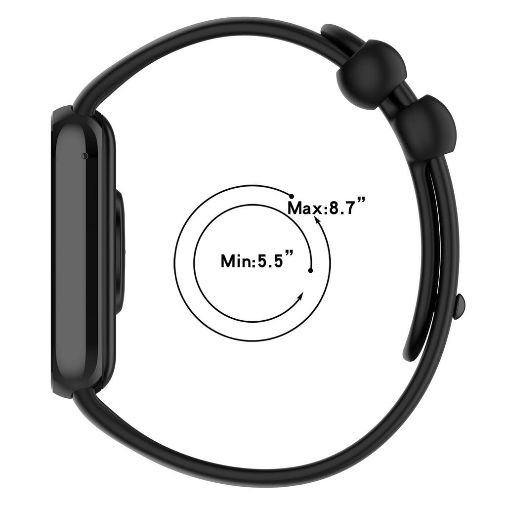 Für Xiaomi Smart Band 8 Pro Uhrenarmband Verstellbares Silikonarmband Ersatz