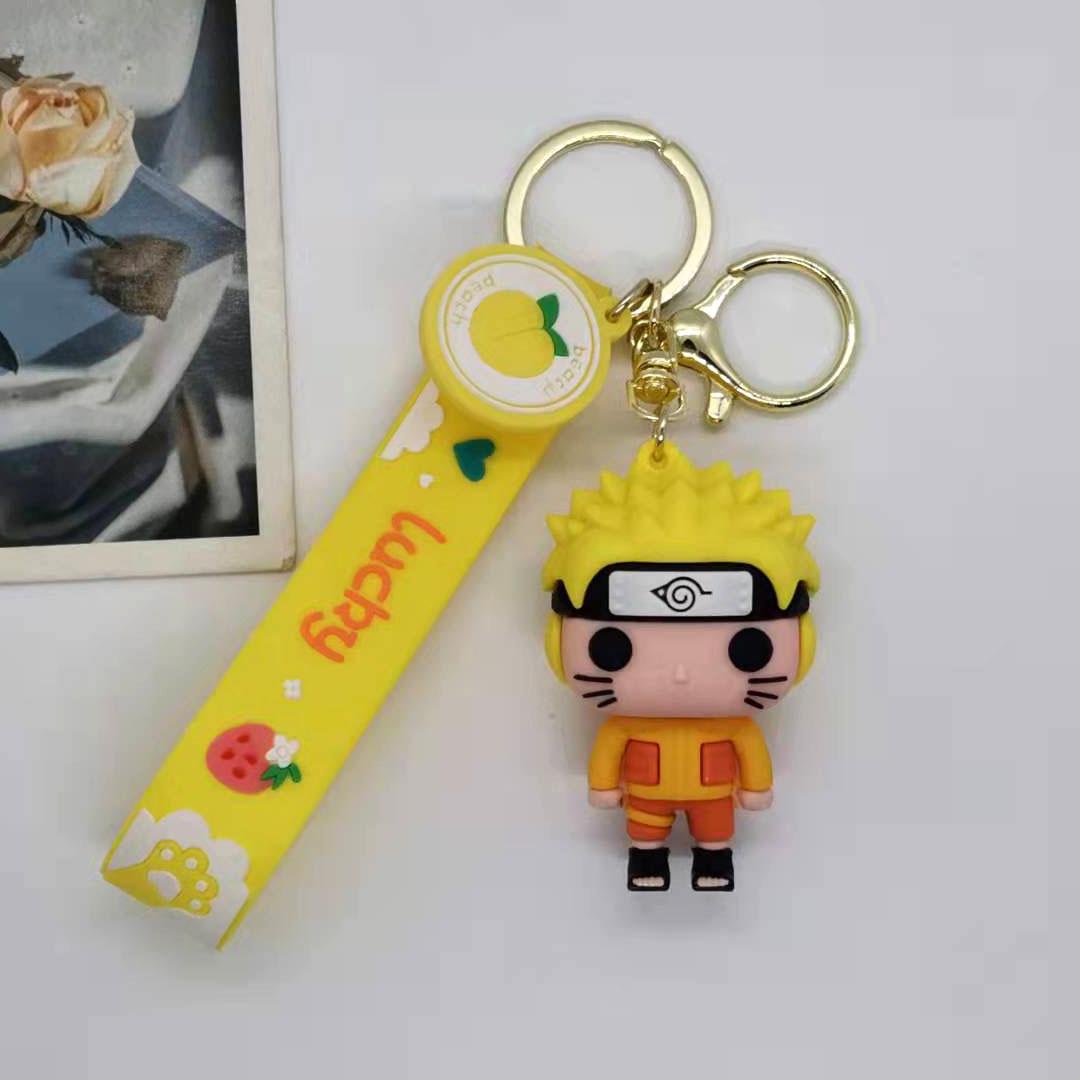 New Creative Anime Cartoon Naruto Keychain Bag Car Keychain Accessories Gift Wholesale Y2k Fashion Toys Anime Cartoon Frind Cute